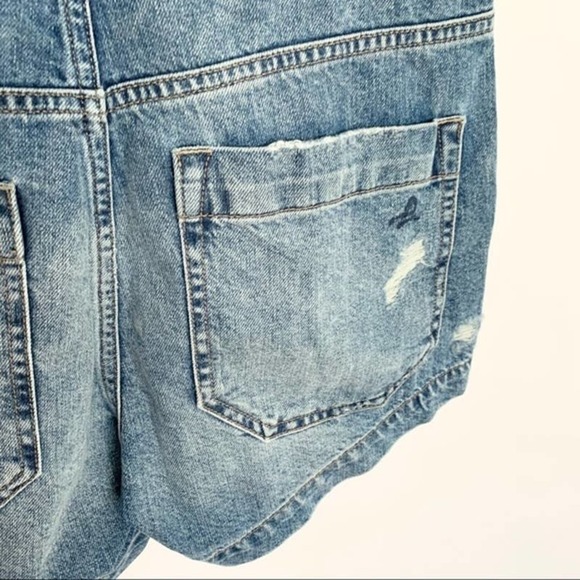 COPY - 𝅺DL1961 Denim Hannah Romper - Cosmic Wash - S - Picture 4 of 6